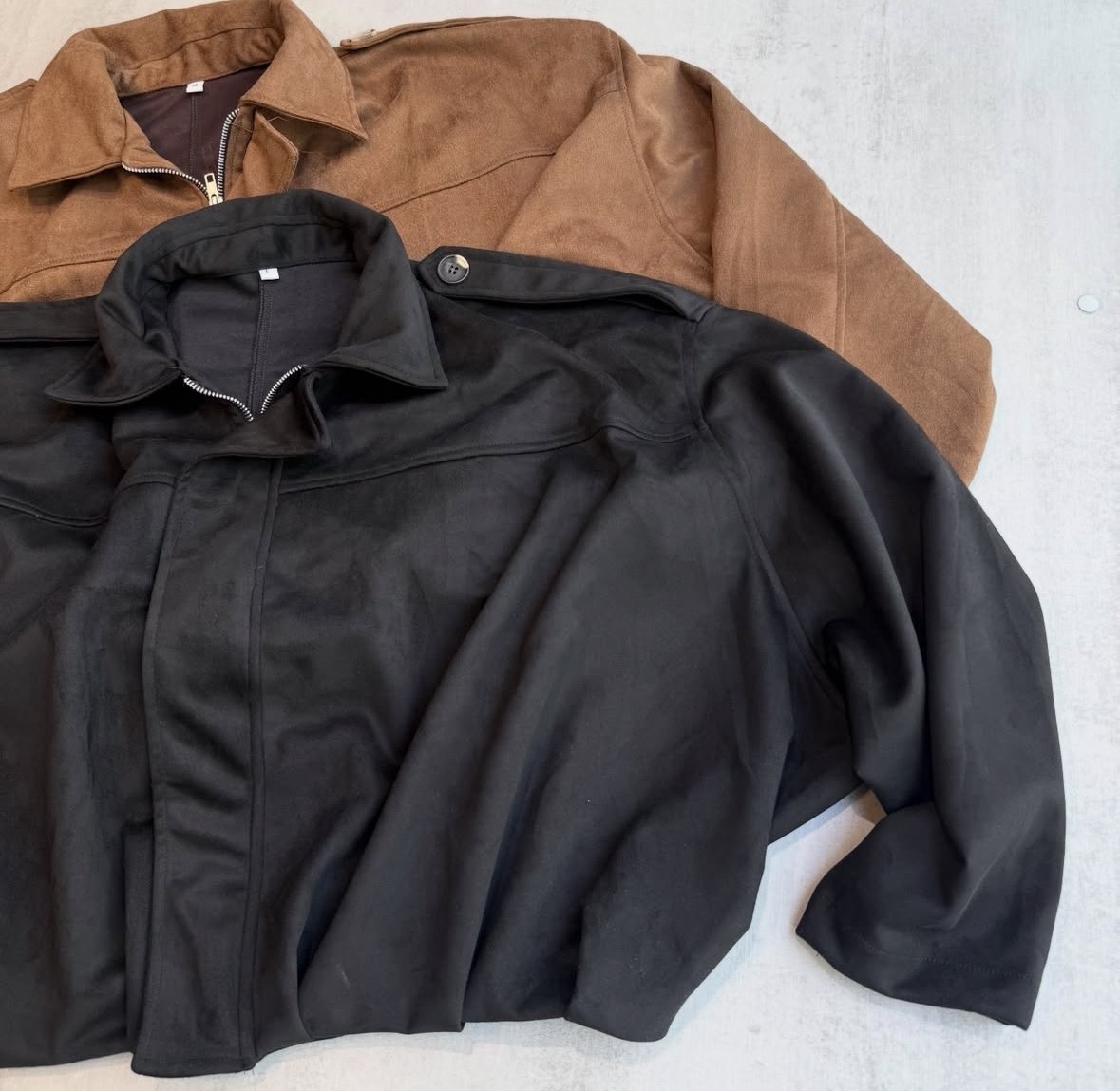 CAMPERA BOMBER GAMUZA