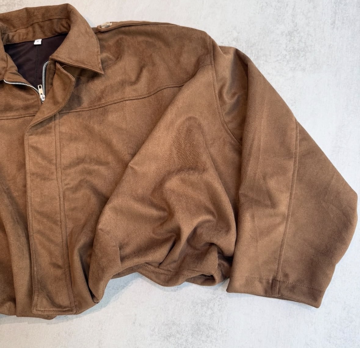 CAMPERA BOMBER GAMUZA