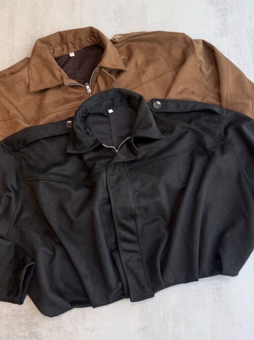 CAMPERA BOMBER GAMUZA