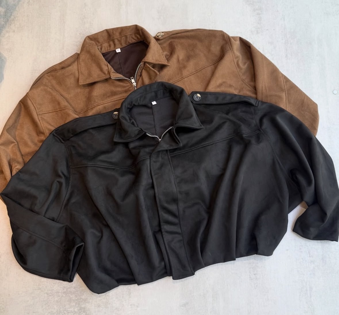 CAMPERA BOMBER GAMUZA